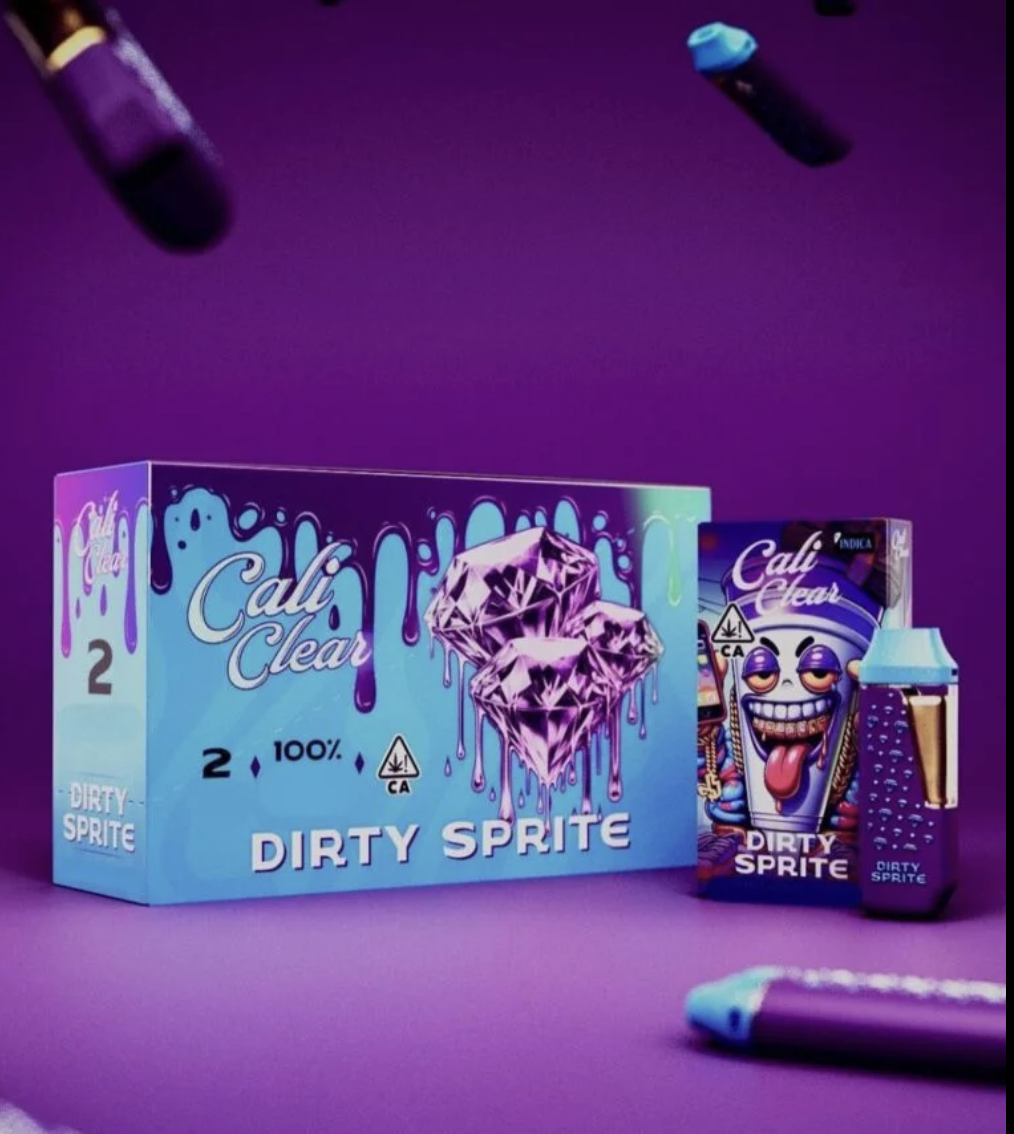 Cali Clear Dirty Sprite 2g Disposable Vape