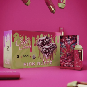 Cali Clear Pink Runtz 2g Disposable Vape