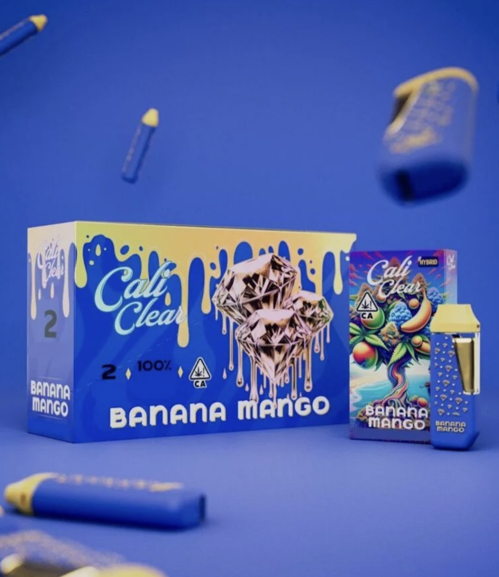 Banana Mango Cali Clear 2g Disposable Vape