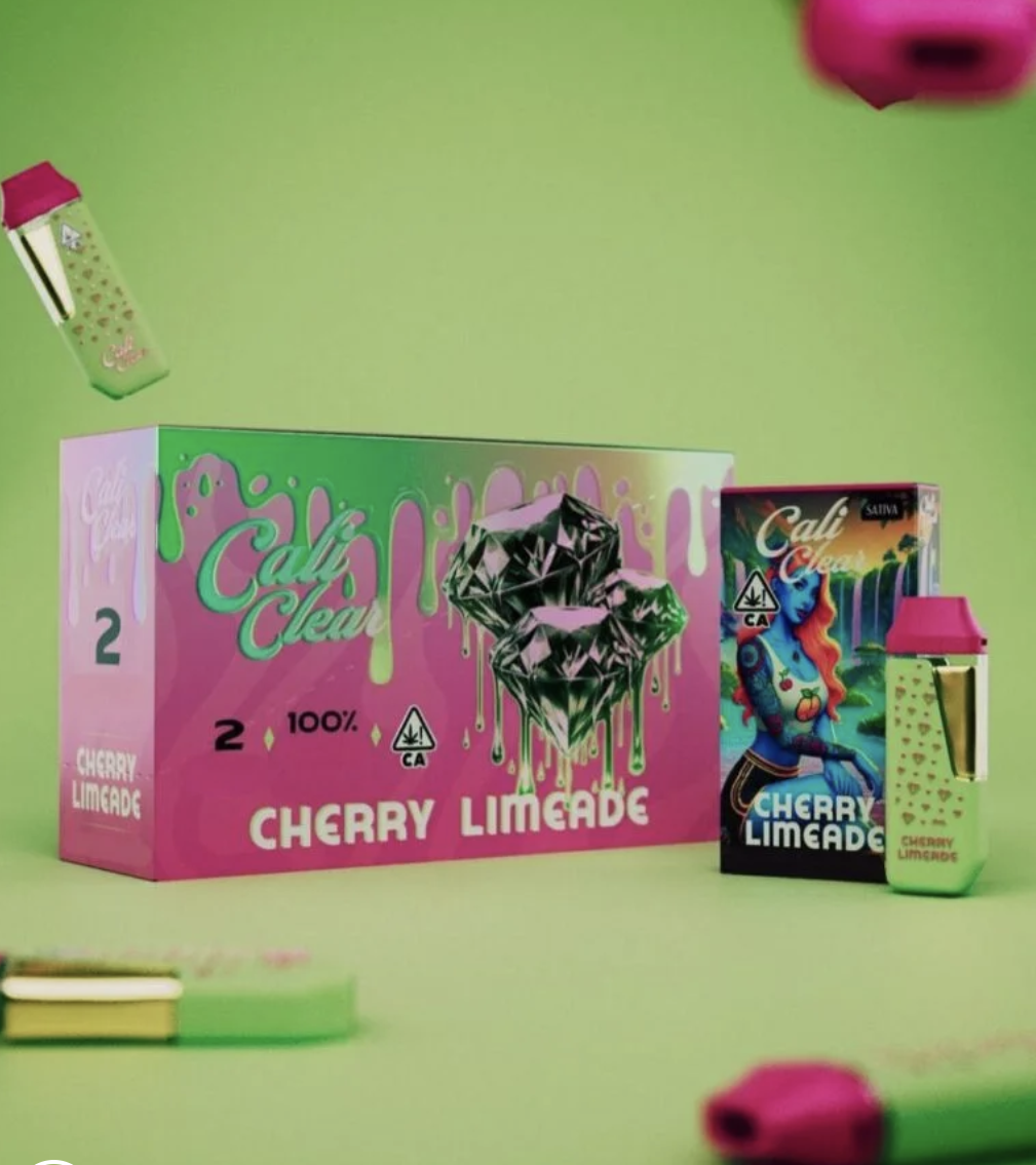 Cali Clear Cherry Limeade 2g Disposable Vape